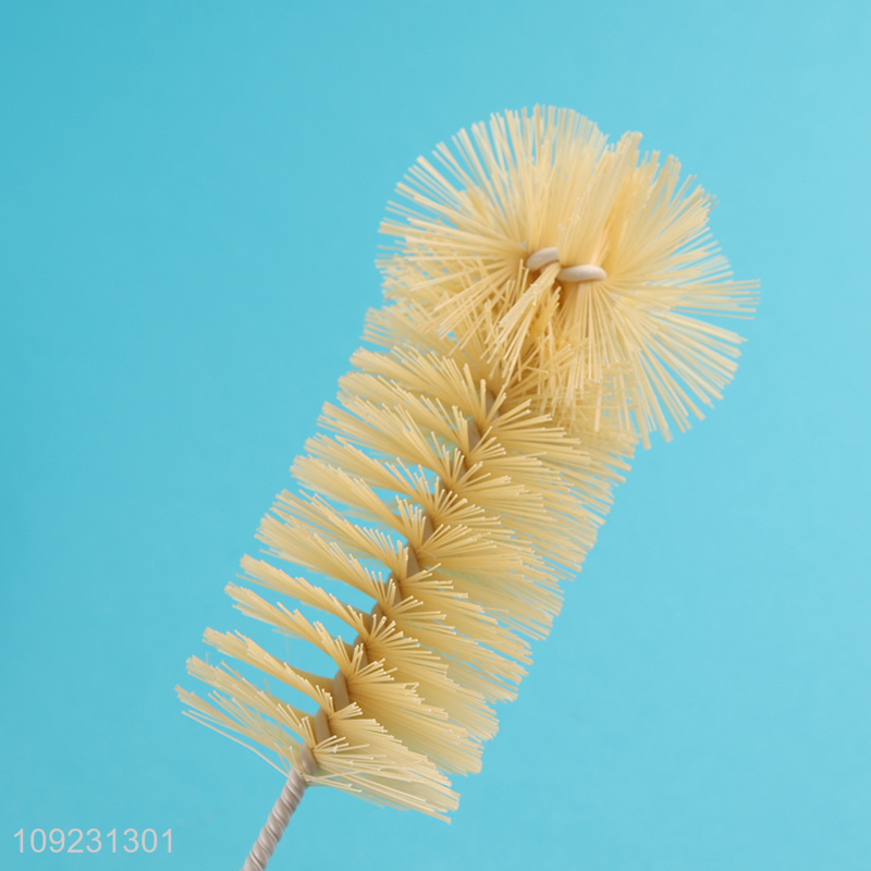 China supplier bamboo handle bottle brush cup brush cleaning brush