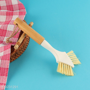 Low price home kitchen double-sided pot brush dish brush for sale