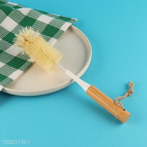 China supplier bamboo handle bottle brush cup brush cleaning brush