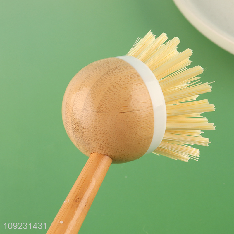 Low price home kitchen cleaning brush pot brush dish brush with long handle