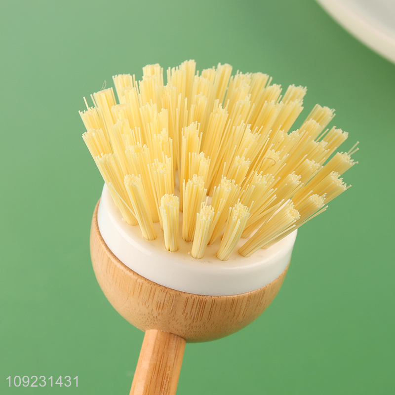Low price home kitchen cleaning brush pot brush dish brush with long handle
