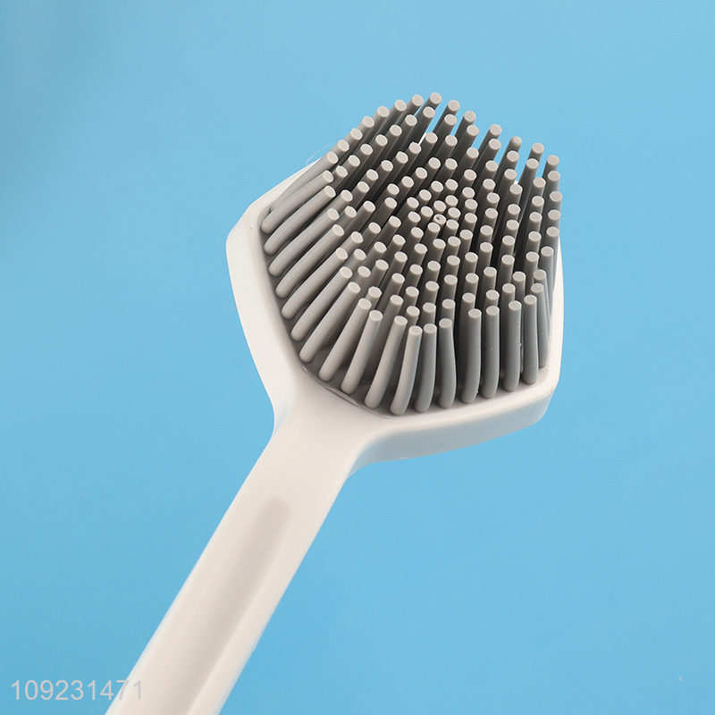Factory wholesale reusable food grade silicone bottle brush cup brush