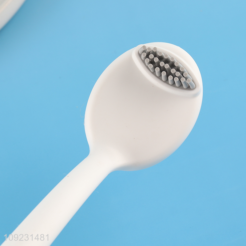 Hot sale double-sided home kitchen food grade silicone bottle brush cup brush