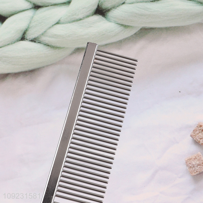High Quality Dog Comb Stainless Steel Dog Cat Grooming Comb