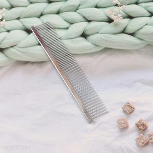 High Quality Dog Comb Stainless Steel Dog Cat Grooming Comb