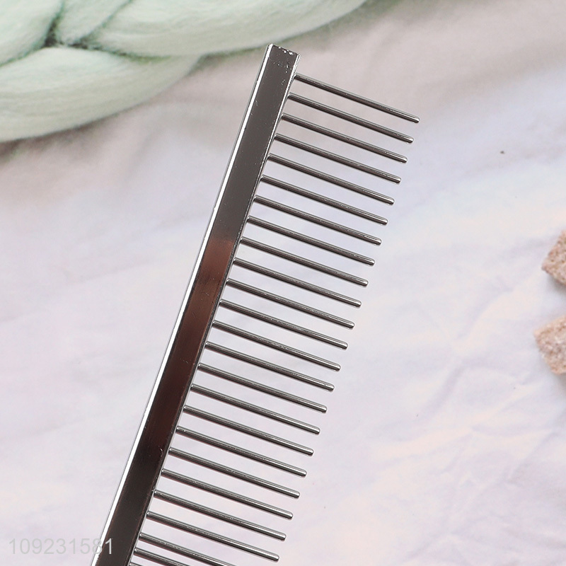 High Quality Dog Comb Stainless Steel Dog Cat Grooming Comb