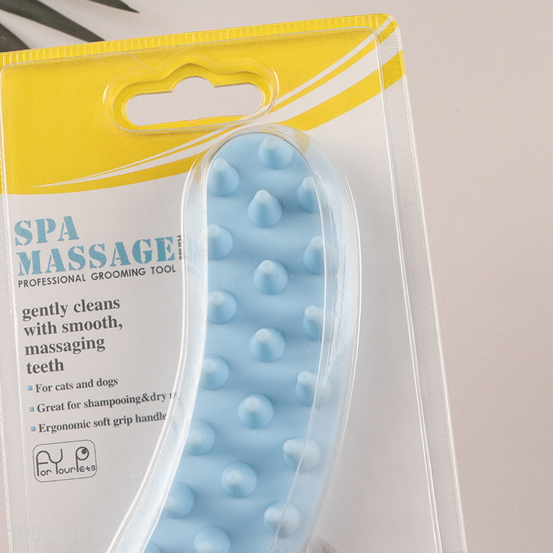 New Arrival Dog Shampoo Brush Cat Shower Brush Pet Massage Brush
