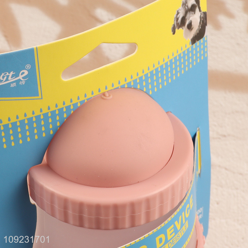 High Quality Pet Bath Brush Dog Shampoo Brush with Soap Dispenser