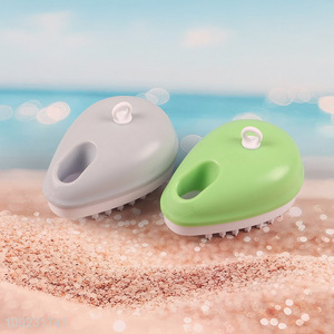 Good Quality Pet Dog Cat Bath Brush Dog Shampoo Brush Wholesale