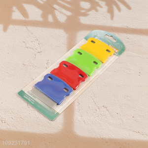 Online Wholesale 4 Pieces Flea Lice Comb Dog Cat Grooming Comb