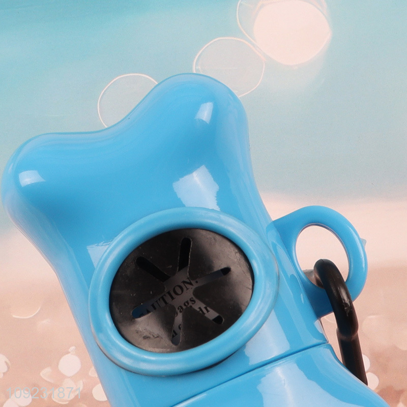 Online Wholesale Dog Poop Bags with Bone Shaped Poop Bag Dispenser