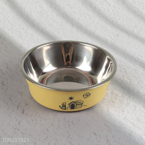 New Arrival 2 In 1 Dog Food Water Bowl with Stainless Steel Bowl