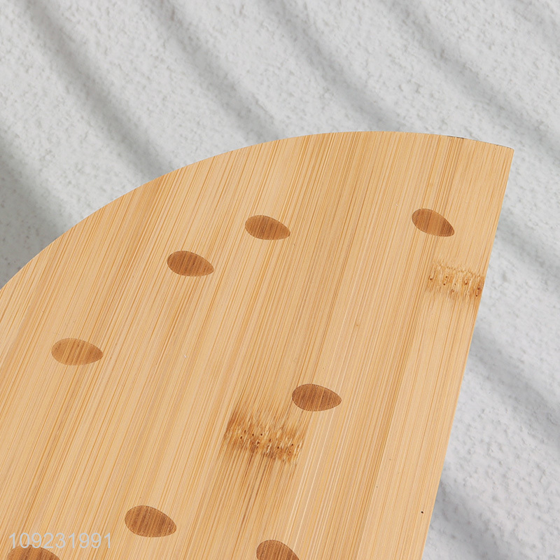 Factory Price Watermelon Shaped Bamboo Cutting Board for Vegetables Fruits