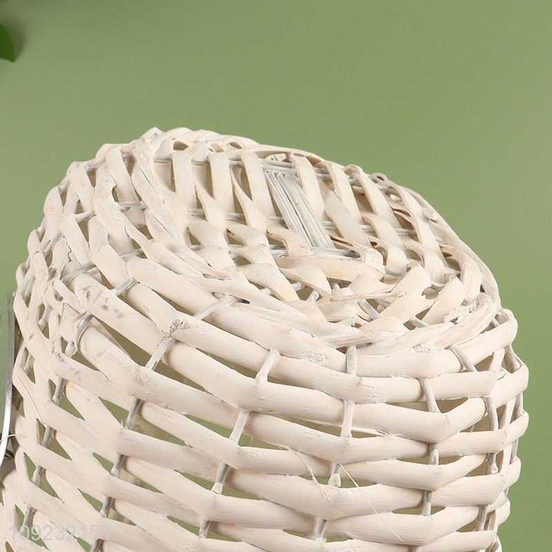 Good Quality Portable Woven Flower Basket for Weddings Photo Props