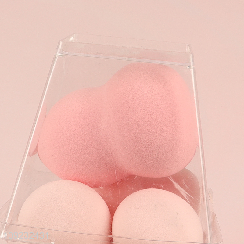 High Quality 4 Packs Makeup Sponges Beauty Blenders for Women