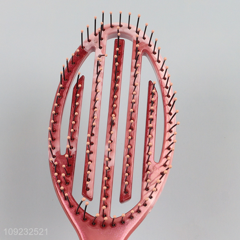 High Quality Vented Hair Brush Hollowed Out Comb Detangling Comb