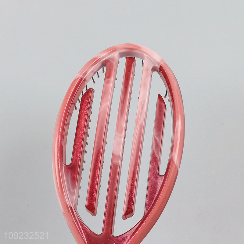 High Quality Vented Hair Brush Hollowed Out Comb Detangling Comb