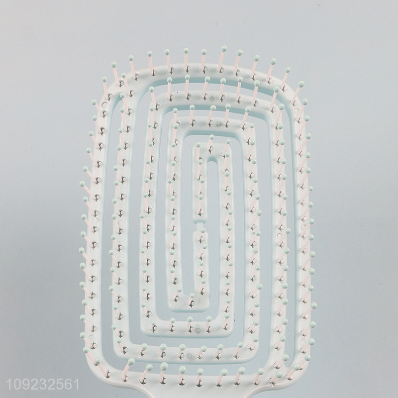 Wholesale Curved Vented Hair Brush Detangling Brush for Thick Hair