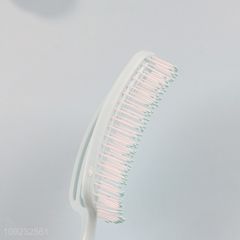 Wholesale Curved Vented Hair Brush Detangling Brush for Thick Hair