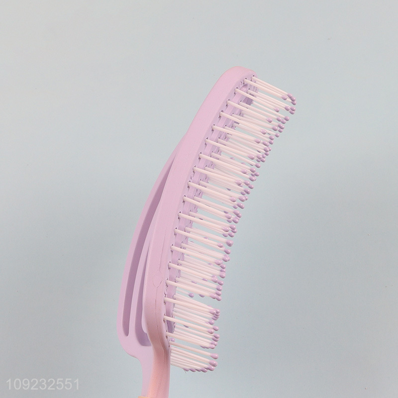 China Imports Curved Vented Comb Detangling Hair Brush for Women