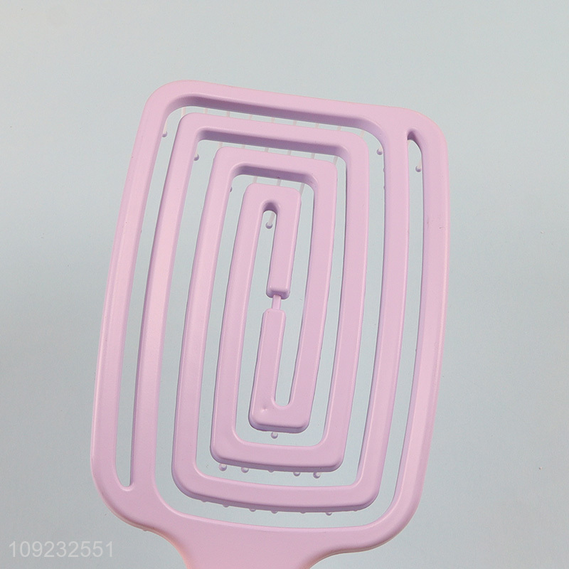 China Imports Curved Vented Comb Detangling Hair Brush for Women
