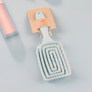 Wholesale Curved Vented Hair Brush Detangling Brush for Thick Hair