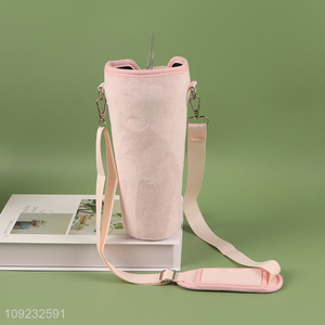 New Arrival Neoprene Water Bottle Carrier Bag with Adjustable Strap