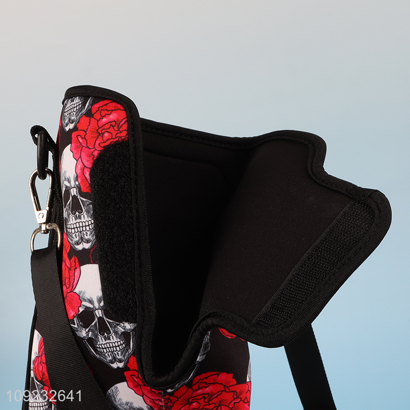 China Imports Neoprene Tumbler Water Bottle Carrier Bag with Phone Pocket