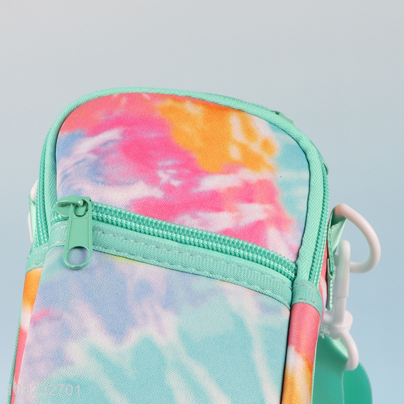 Hot Selling Neoprene Water Bottle Pouch Holder with Shoulder Strap