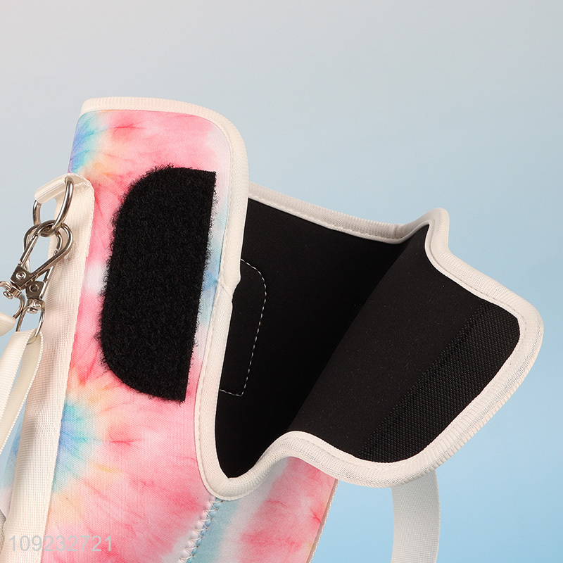 New Product Neoprene Tumbler Water Bottle Carrier Bag with Phone Pocket