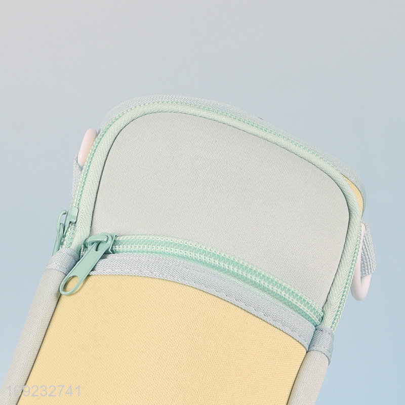 China Imports Neoprene Water Bottle Carrier Bag with Adjustable Strap