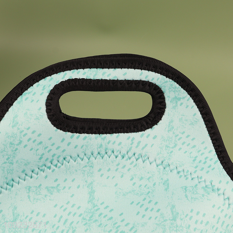 New Arrival Portable Neoprene Lunch Bag Waterpoof Picnic Lunch Bag
