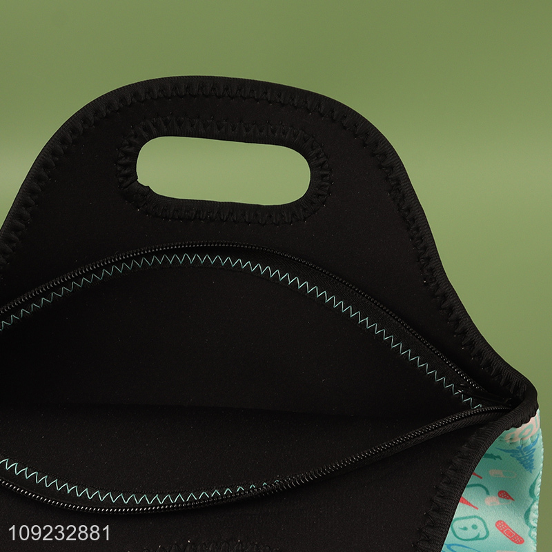 Wholesale Portable Insulated Neoprene Lunch Tote Bag Neoprene Picnic Bag