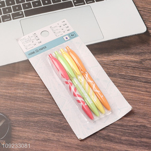 New Arrival 4 Packs Retractable Ballpoint Pens Set Office School Supplies