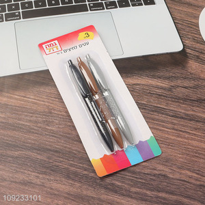 China Imports 3 Packs Retractable Ballpoint Pens Set for Adults Students