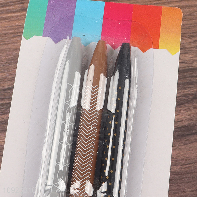 China Imports 3 Packs Retractable Ballpoint Pens Set for Adults Students