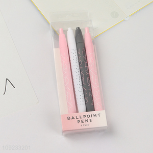 Hot Selling 4Pcs Retractable Ballpoint Pens for Home Ofiice School Student