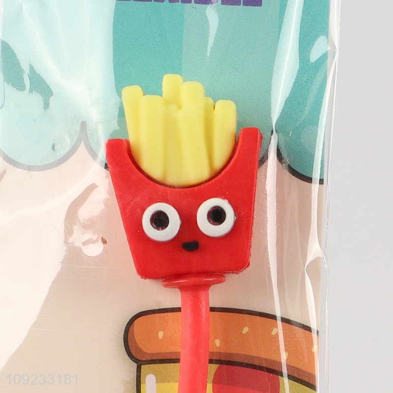 High Quality Cute French Fries Gel Ink Pen School Student Stationery