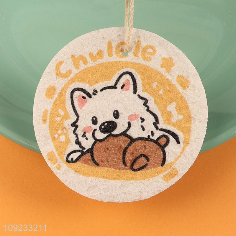 Online Wholesale Cartoon Compressed Cellulose Kitchen Sponge Dishes Sponge