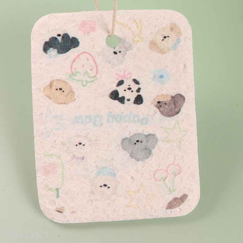 Good Quality Cartoon Compressed Cellulose Sponge Kitchen Cleaning Supplies