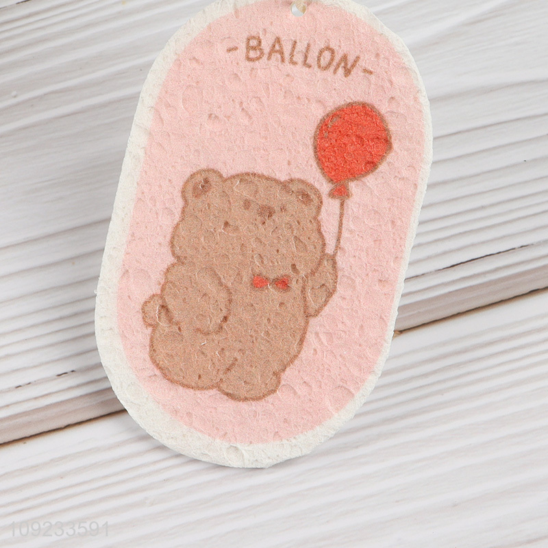 Factory Supply Cartoon Compressed Cellulose Sponge Kitchen Cleaning Supplies