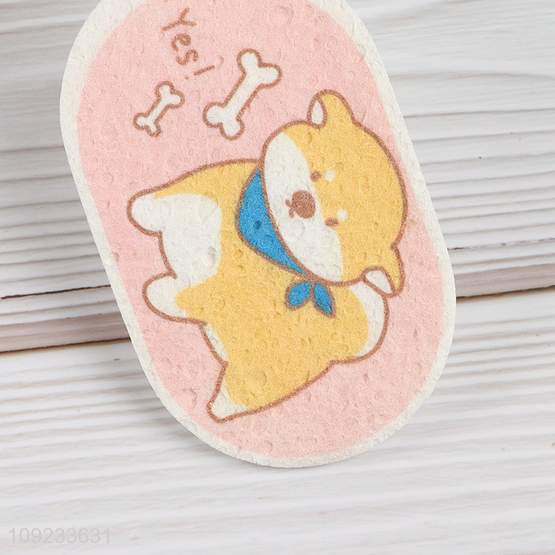 New Arrival Cartoon Compressed Cellulose Sponges Dish Cleaning Sponges
