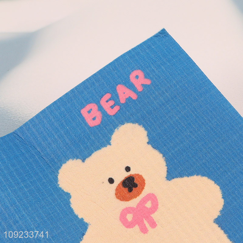 Hot Selling Cartoon Compressed Cellulose Sponge Kitchen Cleaning Cloths