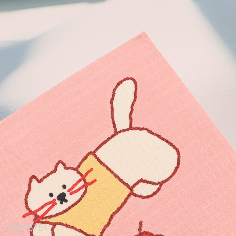 Wholesale Cartoon Compressed Cellulose Sponge Dishcloth for Washing Pots