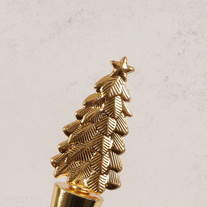 Wholesale Christmas Tree Shaped Wine Bottle Stopper Metal Wine Stopper