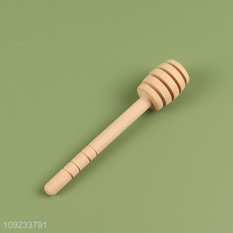 New Product 300mL Glass Honey Jar with Bamboo Lid & Dipper Stick