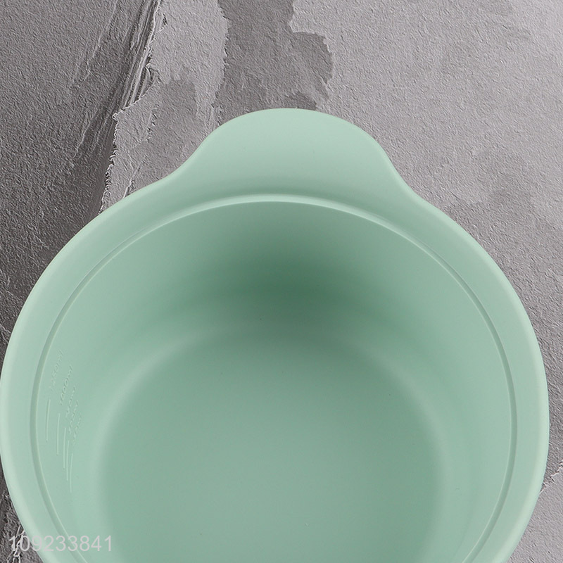 New Product 1250ml Microwave Silicone Steamer Food Grade Steamer Pot with Lid