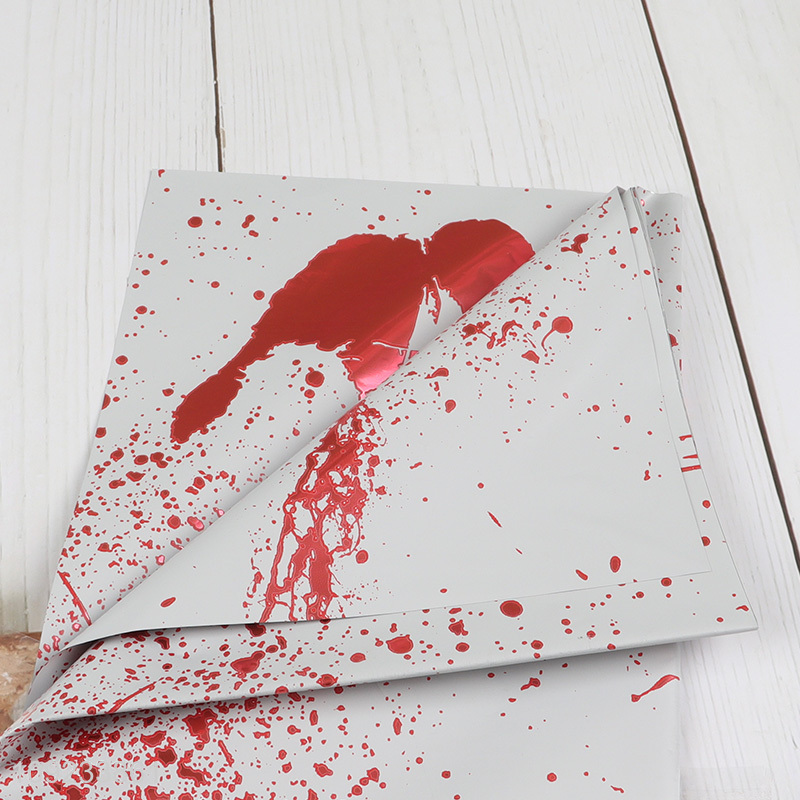 Wholesale Halloween Bloody Handprint Table Cloth Scary Halloween Table Cover