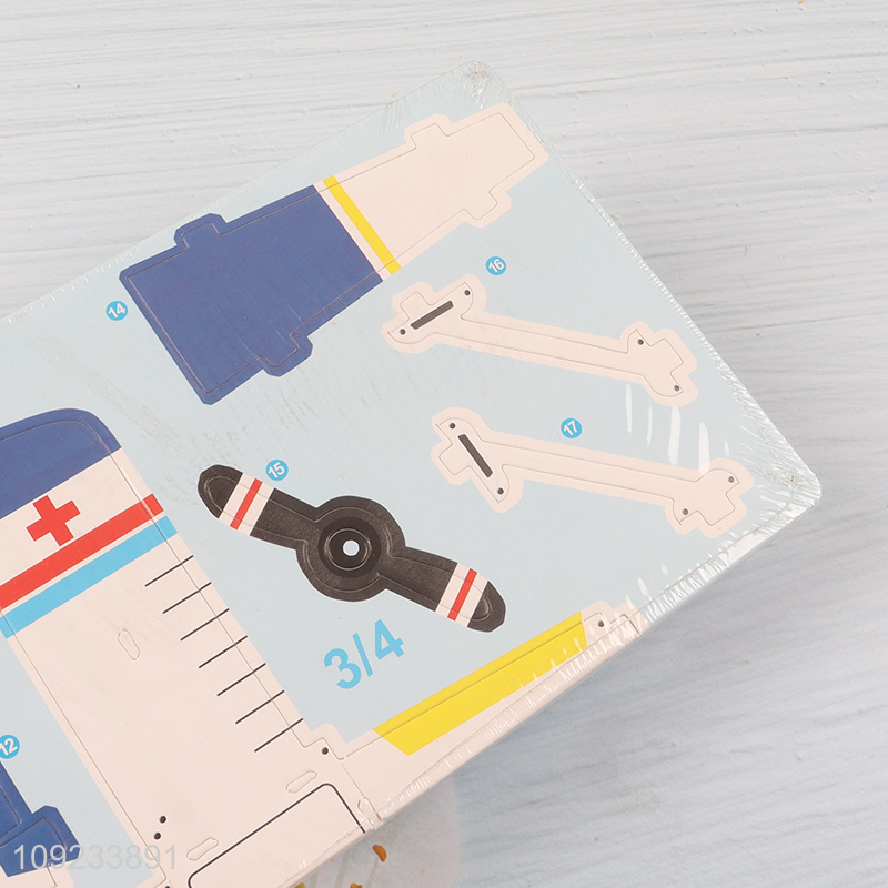 Factory Price 3D Puzzle Cartoon Paper Puzzle DIY Model Building Kit (Water Plane)