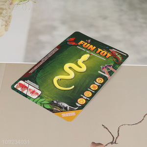 China Wholesale Color Changing Snake Toy Stretchy Fake Snake Toy